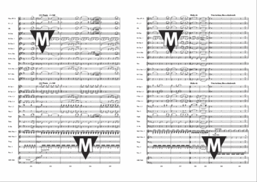 Around the World in 80 Days Concert Band scores gallery preview page 23