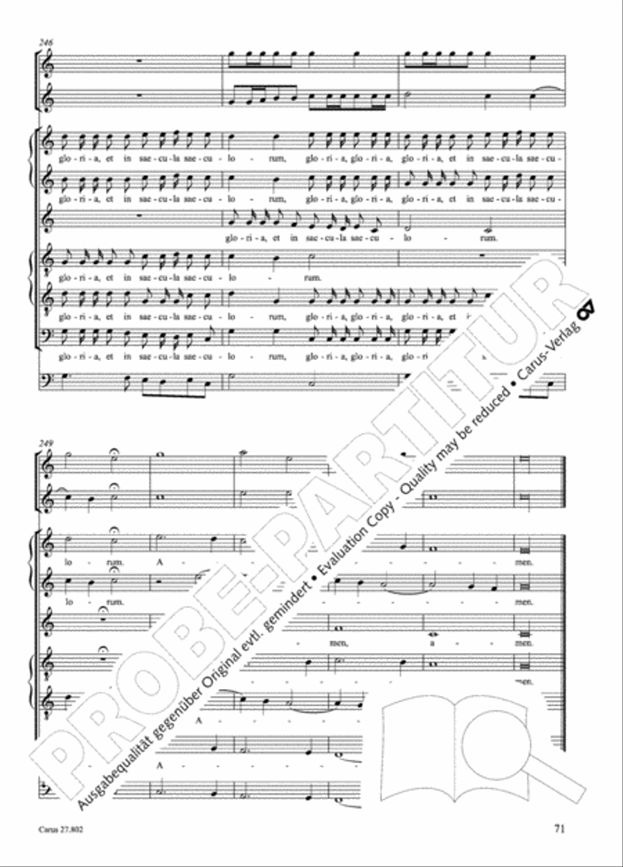 Salmi I (Selva morale e spirituale) Collection / Songbook scores gallery preview page 96