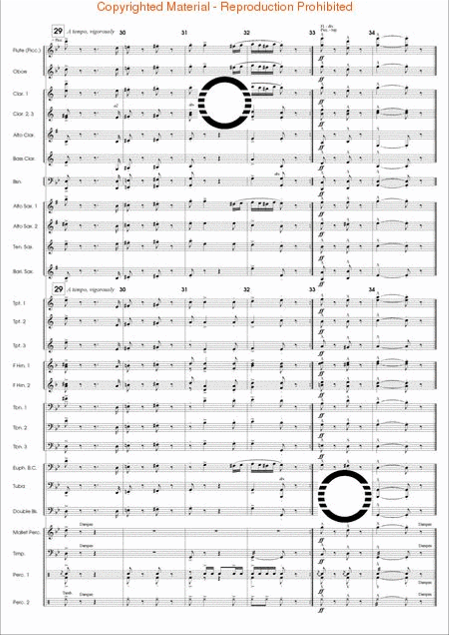 Articulation Studies Concert Band scores gallery preview page 59