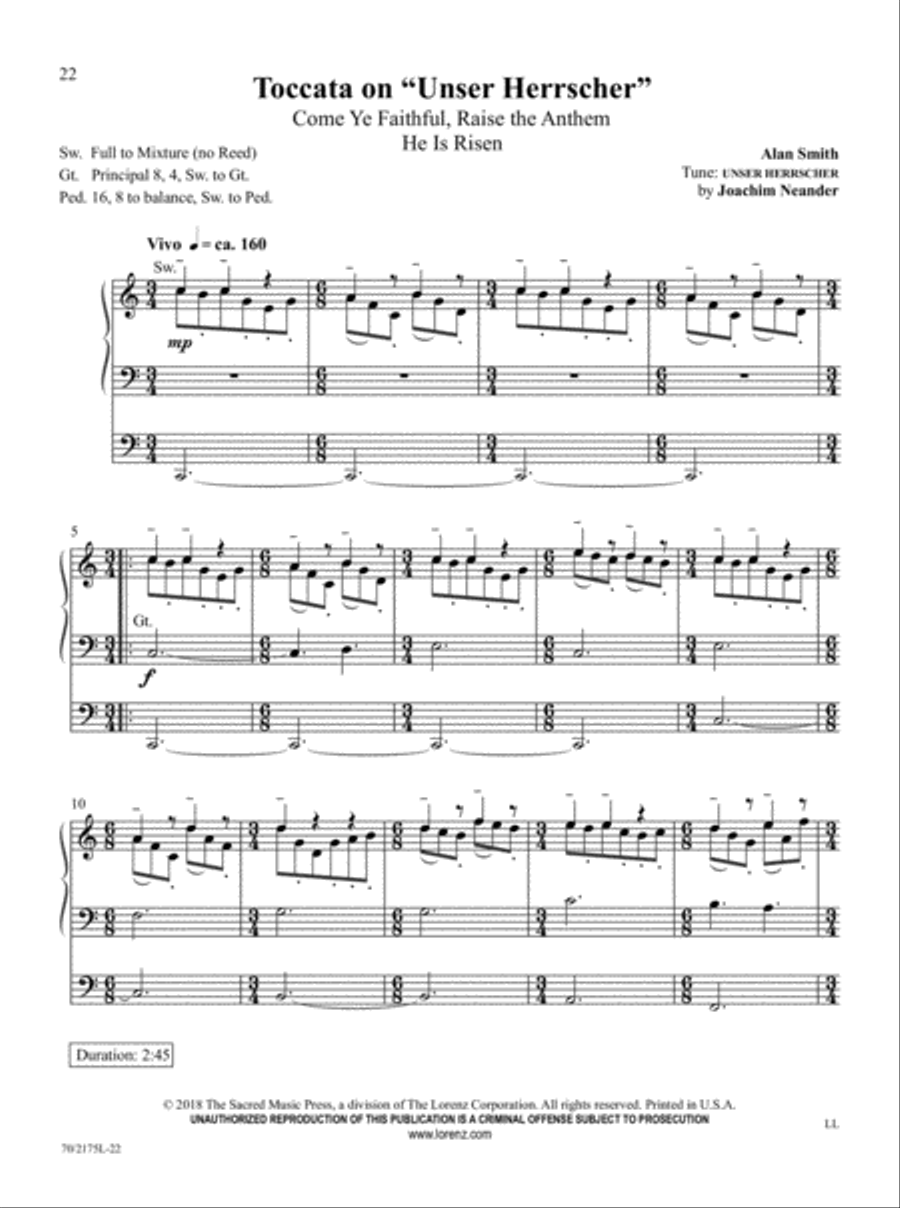 The Sacred Organ Library, Vol. 5 Organ Solo scores gallery preview page 12