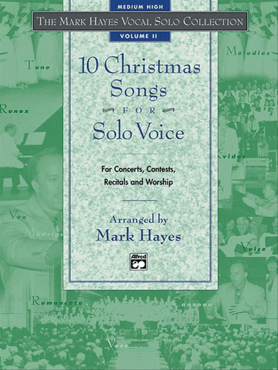 Book cover for Mark Hayes Vocal Solo Collection: 10 Christmas Songs for Solo Voice - Medium High (CD Only)