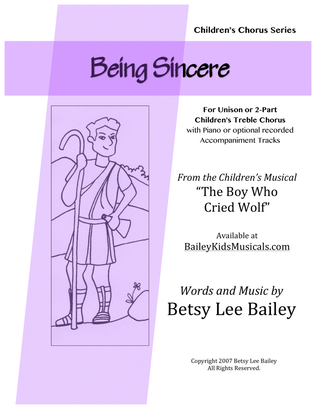Book cover for Being Sincere
