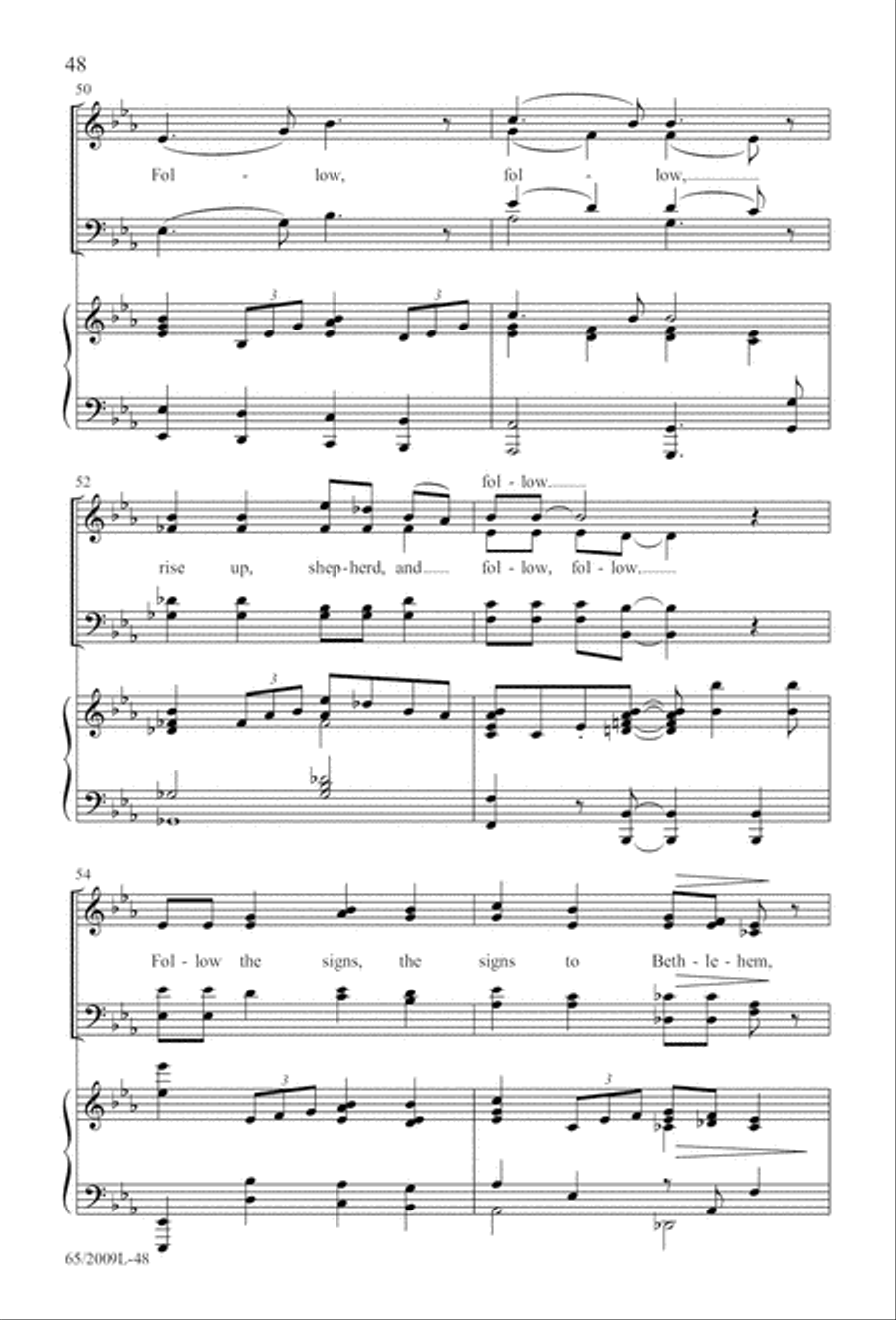 Rise Up! A New Light A-Comin’ 4-Part scores gallery preview page 49