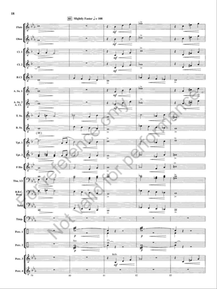 Tempest Rising Concert Band scores gallery preview page 19