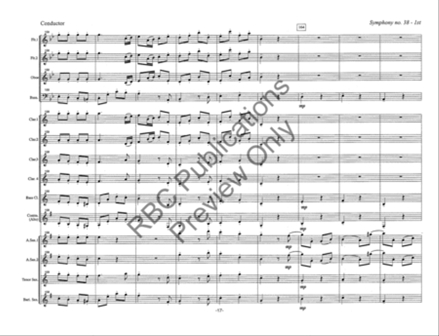 Symphony #38 Mvt 1 (Score) Score scores gallery preview page 20