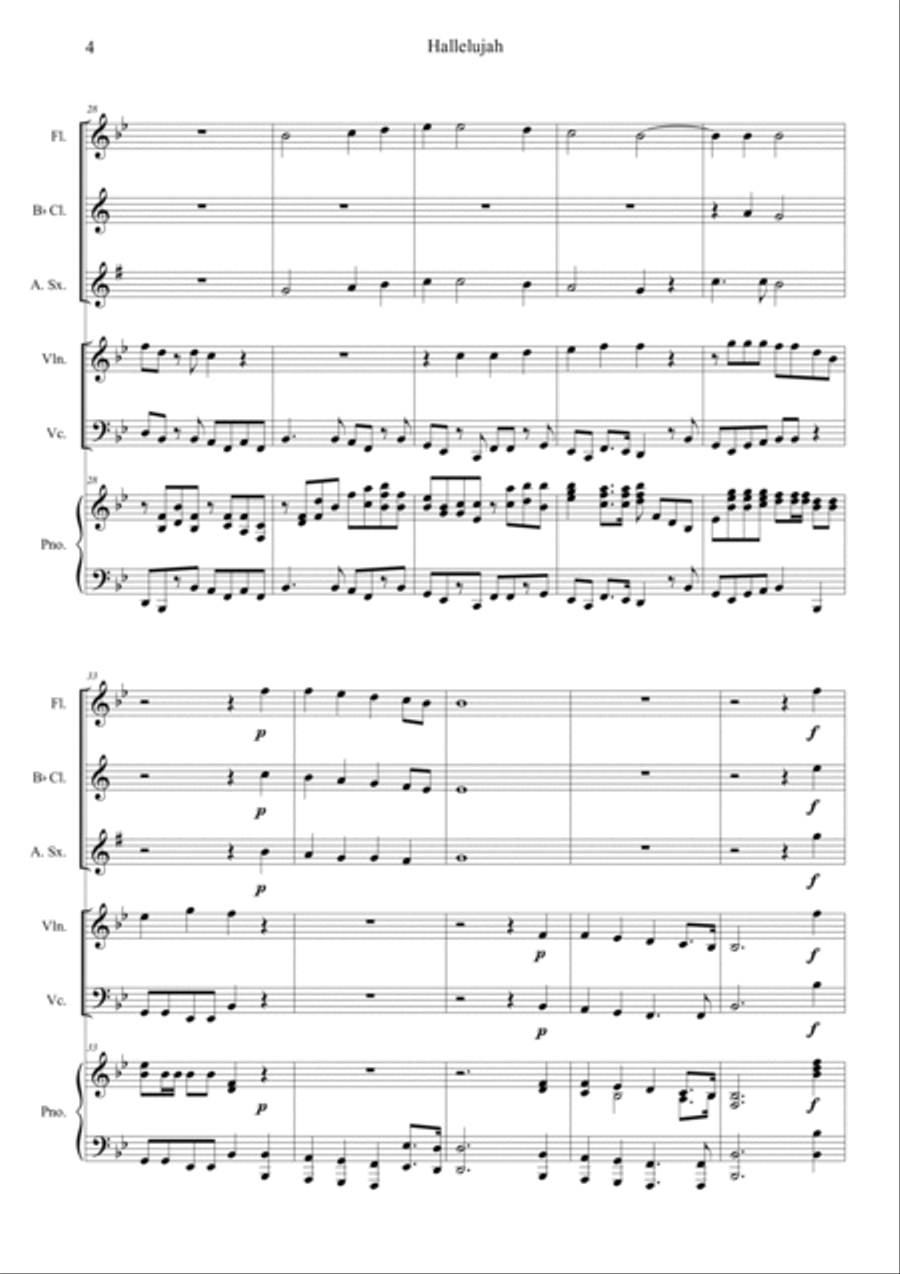 Messiah, HWV 56: Hallelujah Orchestra scores gallery preview page 4