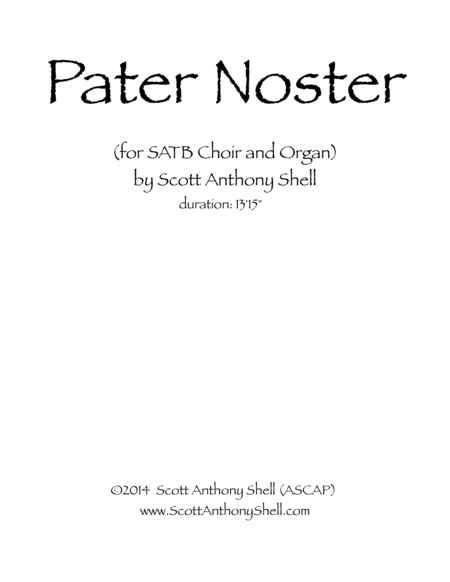 Pater Noster (The Lord's Prayer) image number null