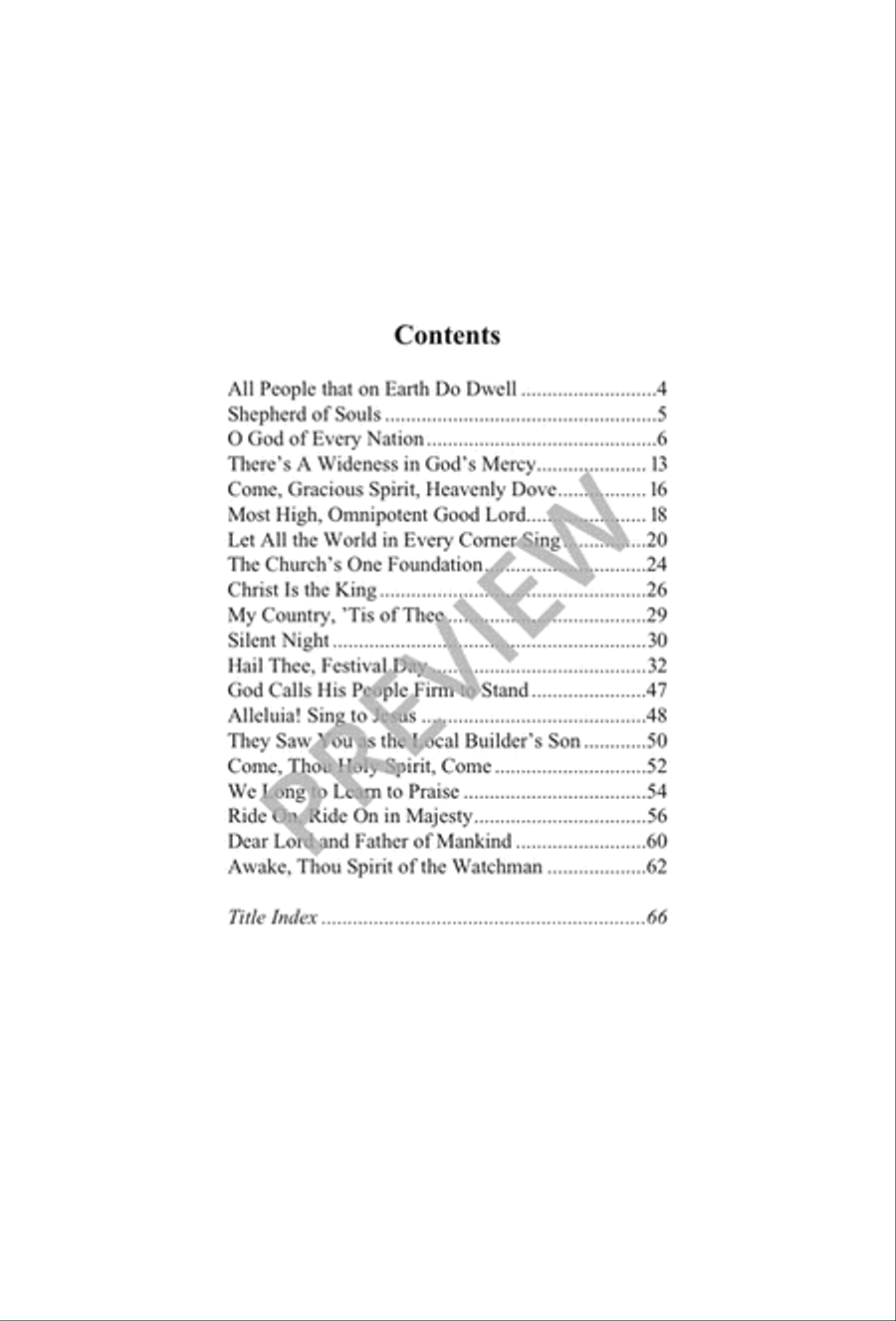 The Calvin Hampton Hymnary 4-Part scores gallery preview page 5