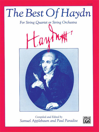 Book cover for The Best of Haydn (For String Quartet or String Orchestra)