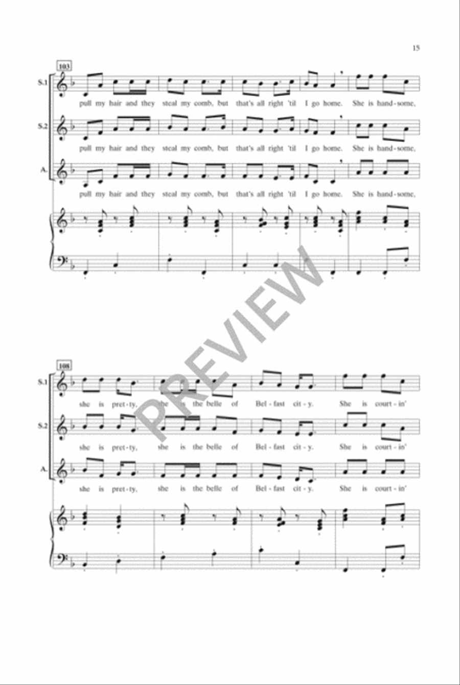 Tell My Ma (SSA) SSA scores gallery preview page 16
