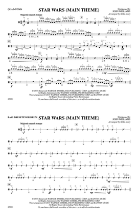Book cover for Star Wars (Main Theme): Quad-Toms