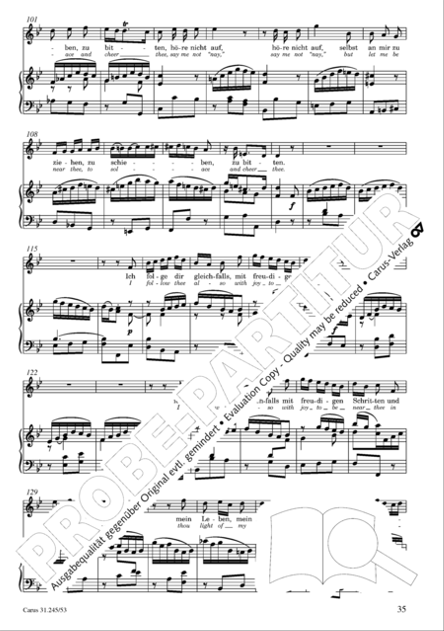 St. John Passion (Johannes-Passion) 4-Part scores gallery preview page 36
