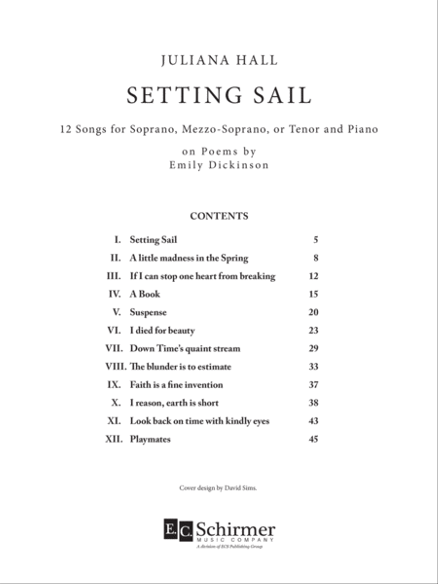 Setting Sail Setting Sail Tenor Voice scores gallery preview page 3