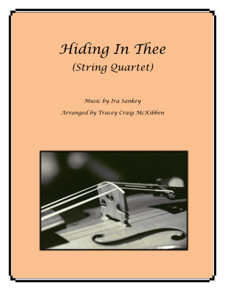 Hiding In Thee for String Quartet image number null