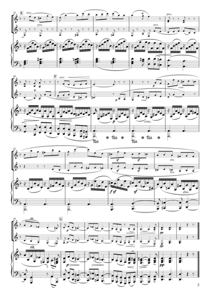 Fantasiestucke Op.88 III Duett for Violin, Viola & Piano image number null