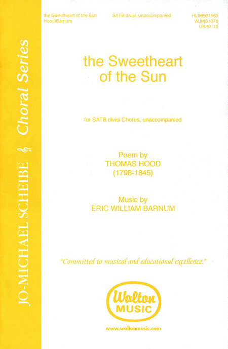 Eric William Barnum, Thomas Hood: The Sweetheart of the Sun