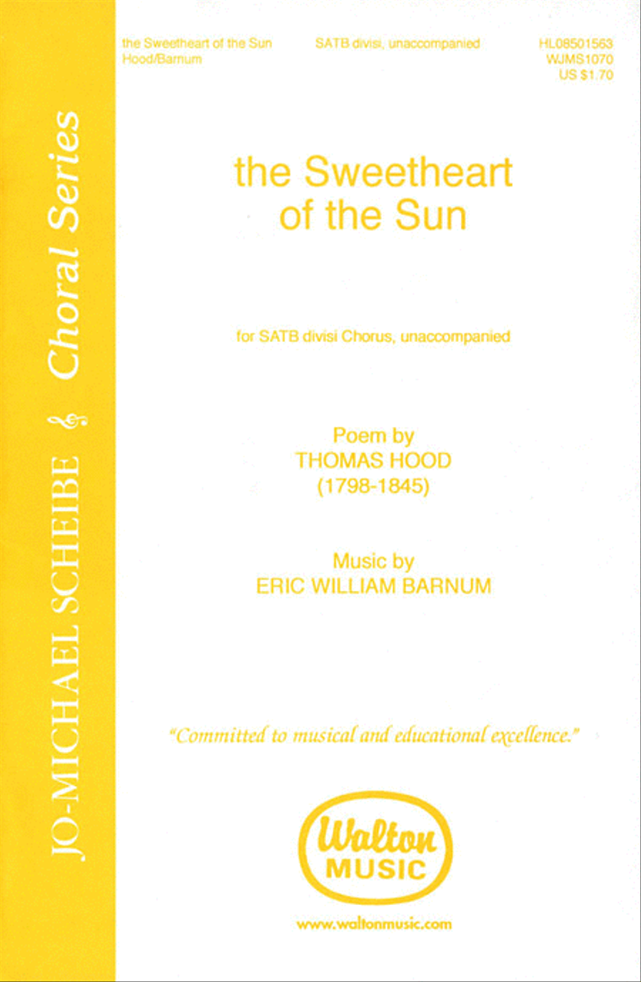 The Sweetheart of the Sun Divisi scores gallery preview page 1
