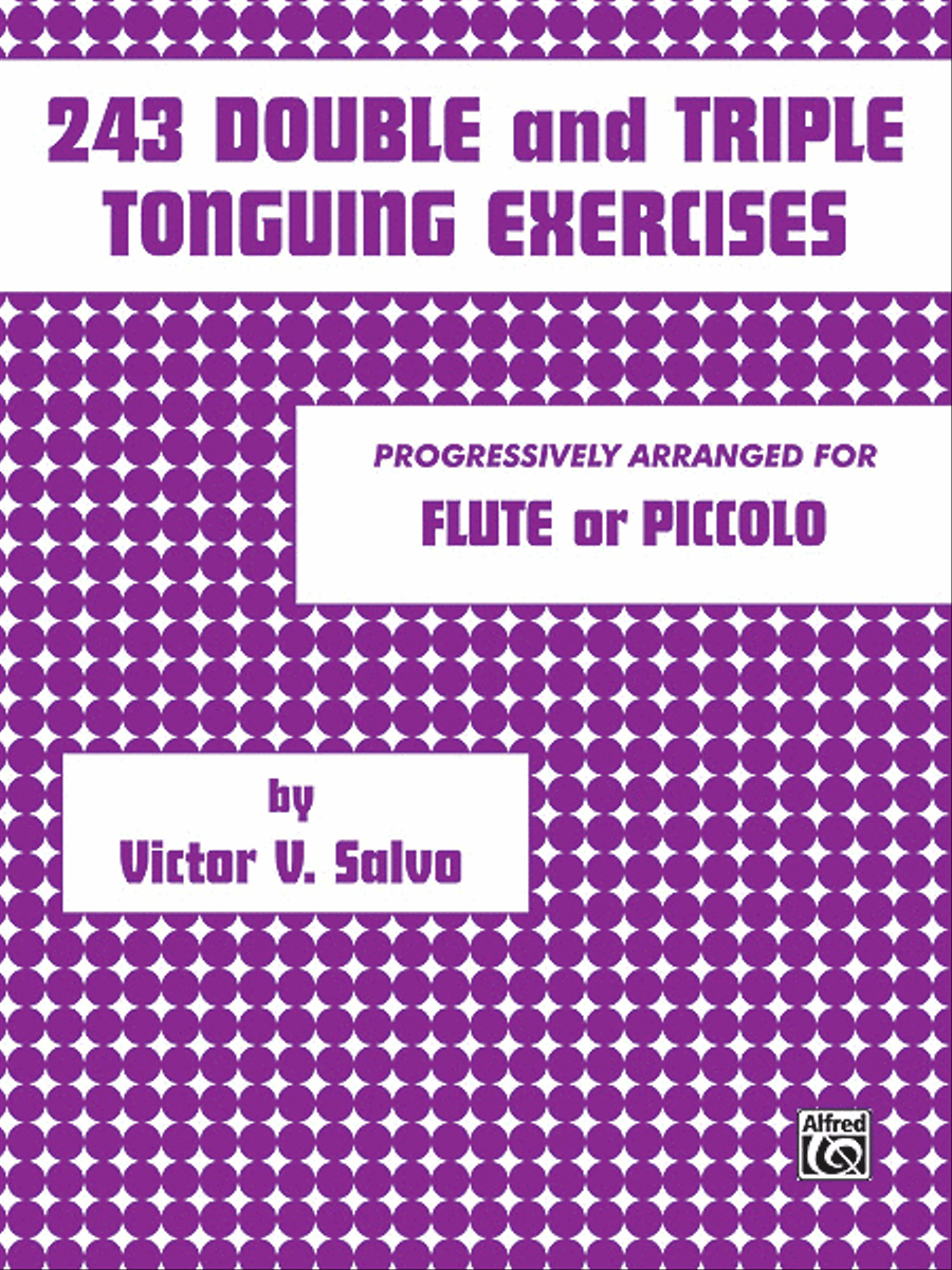 243 Double and Triple Tonguing Exercises Flute scores gallery preview page 1