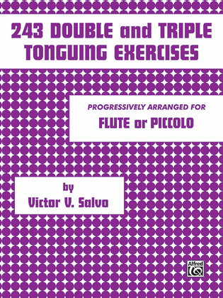Book cover for 243 Double and Triple Tonguing Exercises