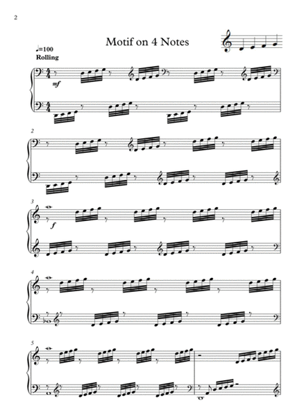 Lyrical Piano Pieces - Motif on 4 notes image number null