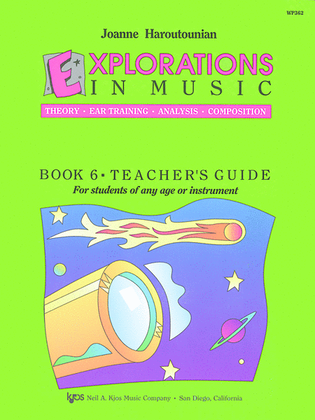 Book cover for Explorations in Music Teacher's Book 6