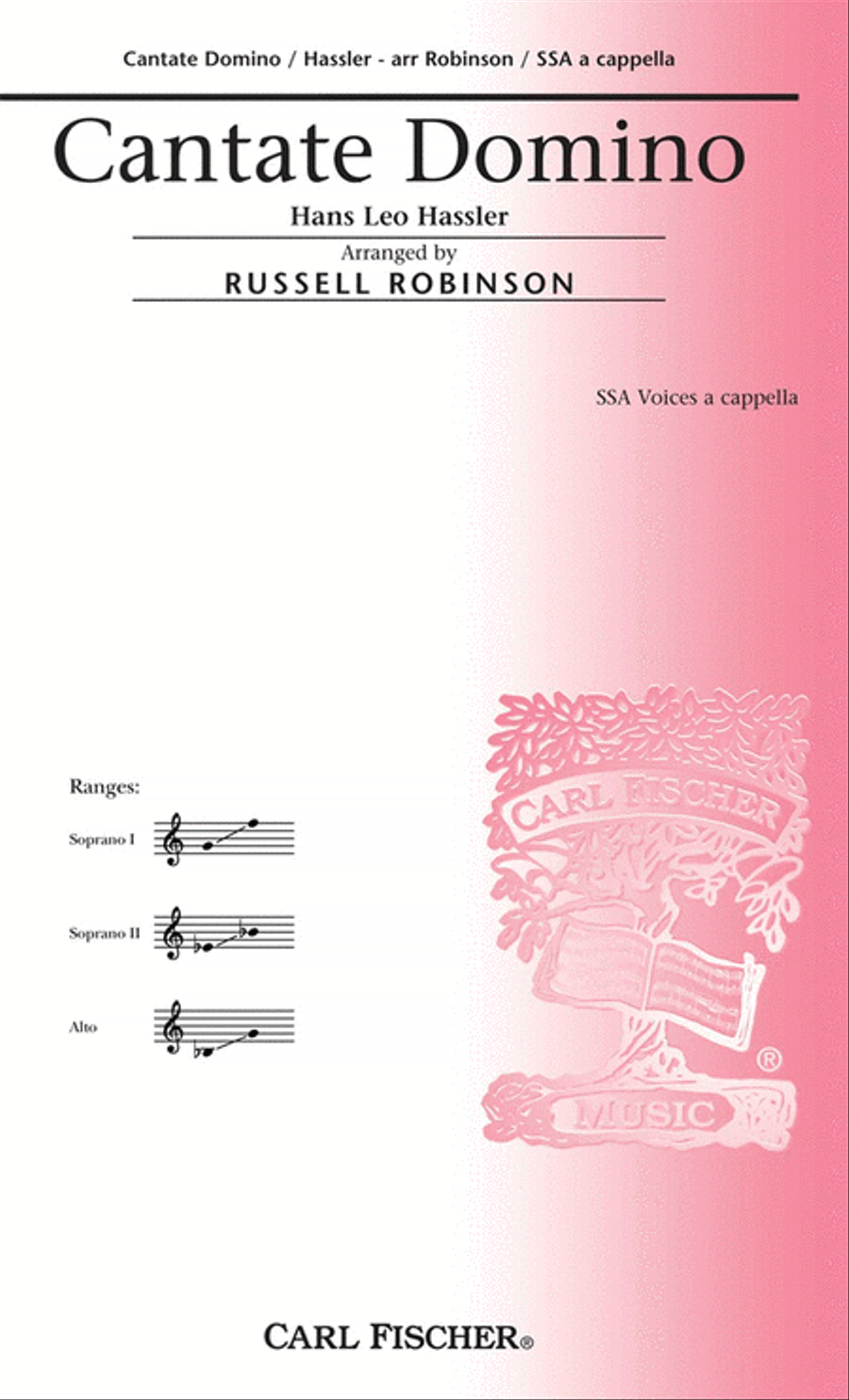 Cantate Domino SSA scores gallery preview page 1