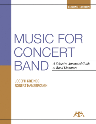 Music for Concert Band - 2nd Edition