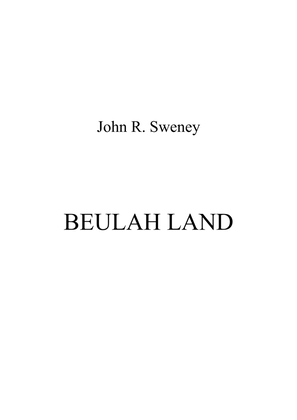 Book cover for Beulah Land - Flute Duet