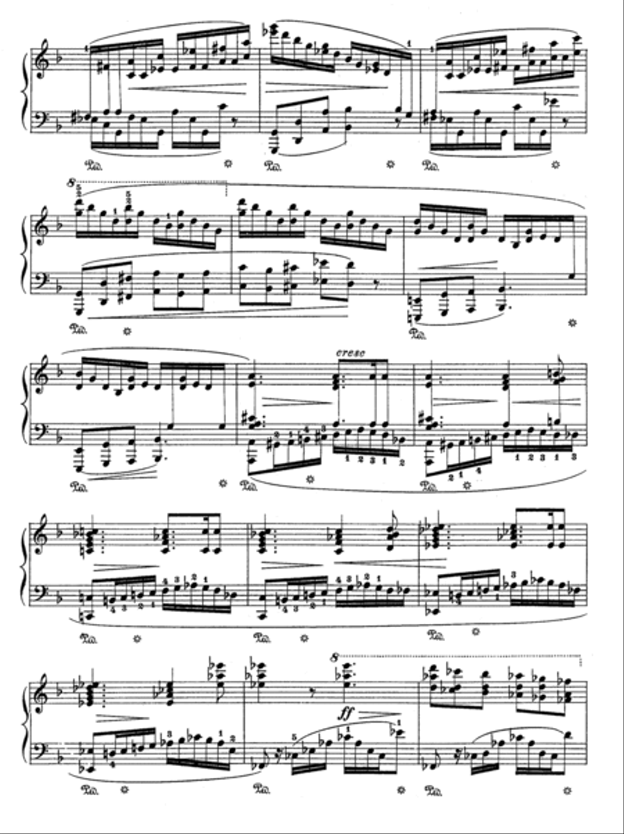 Chopin - Ballade No.2 in F major, op.38 Piano Solo scores gallery preview page 4