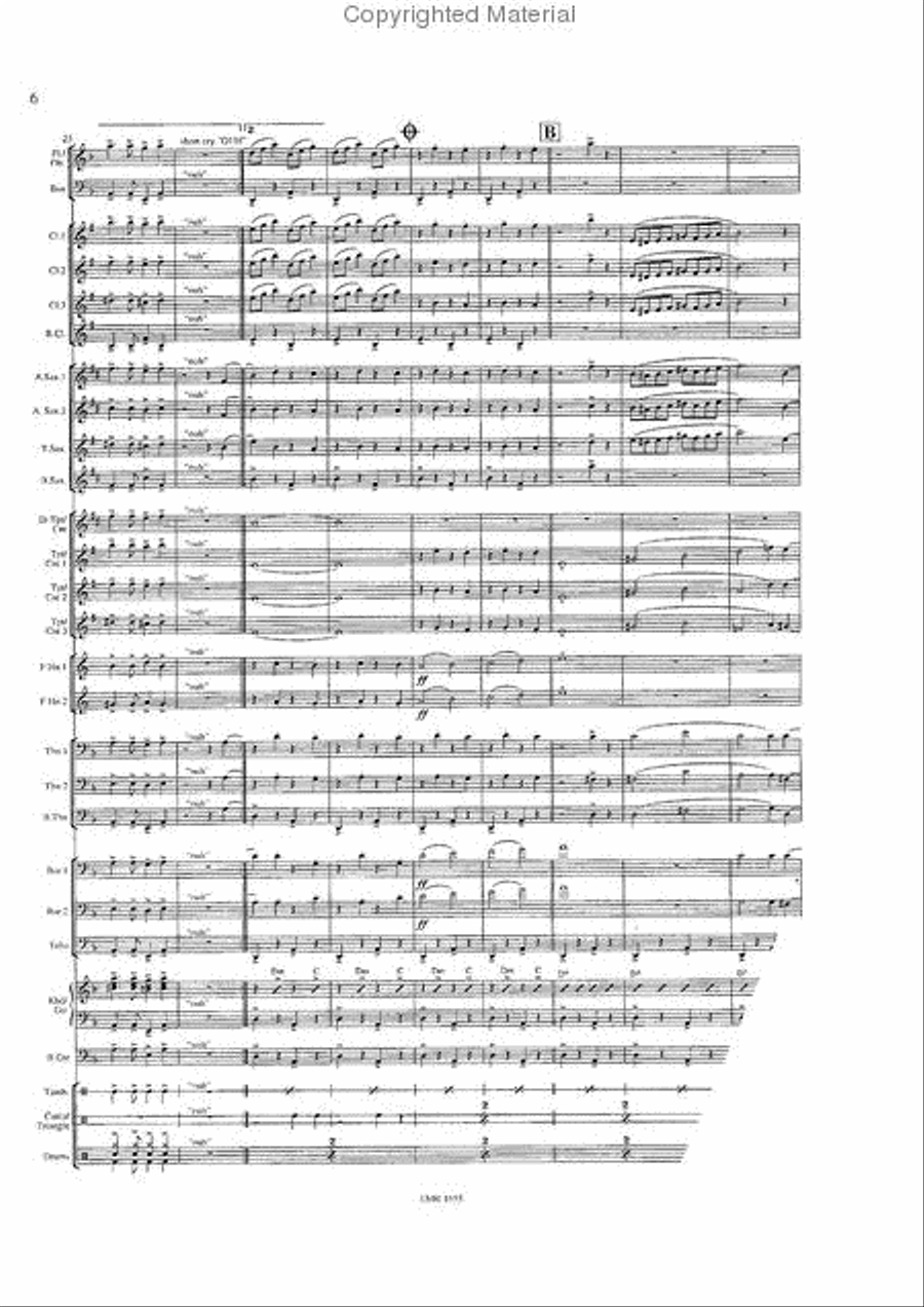 El Cumbanchero El Cumbanchero Concert Band scores gallery preview page 6
