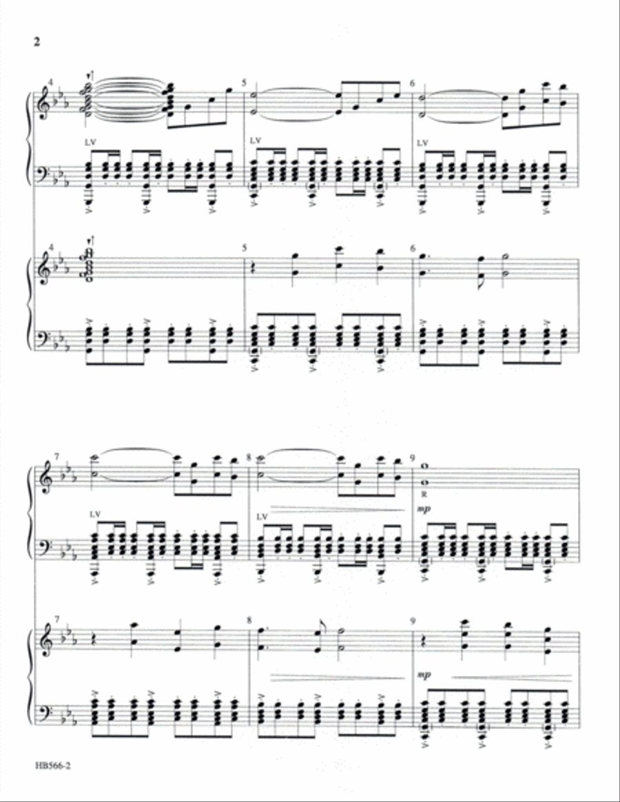 United - full score Handbell Choir scores gallery preview page 3