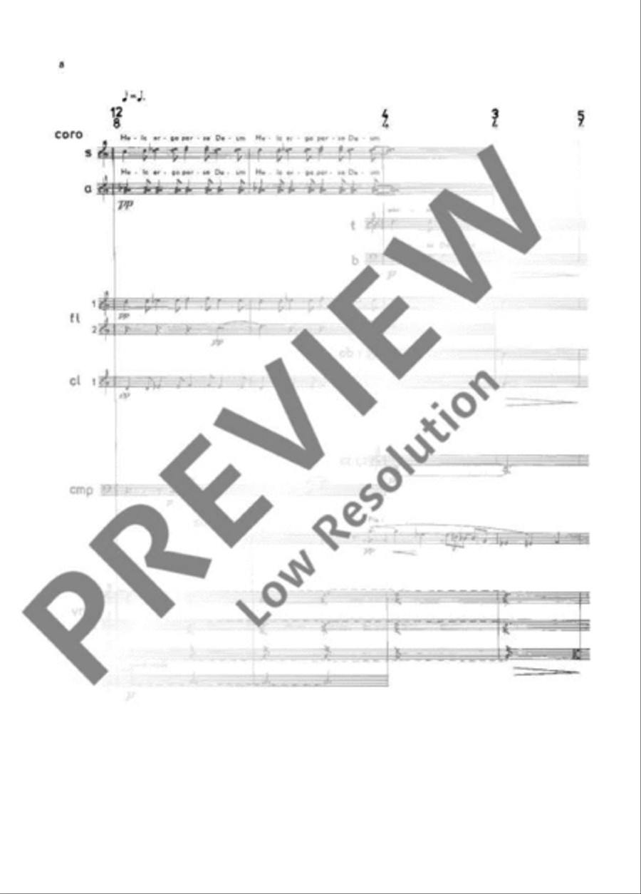 Lacrimosa Lacrimosa 4-Part scores gallery preview page 9