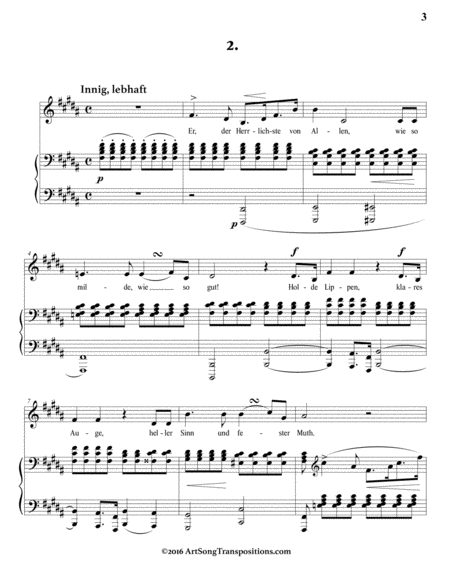 Frauenliebe und -leben, Op. 42 (Transposed down a major third)