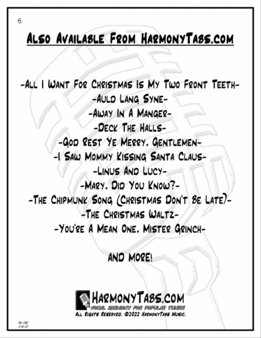 Mele Kalikimaka String Quartet scores gallery preview page 6