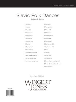 Slavic Folk Dances - Full Score