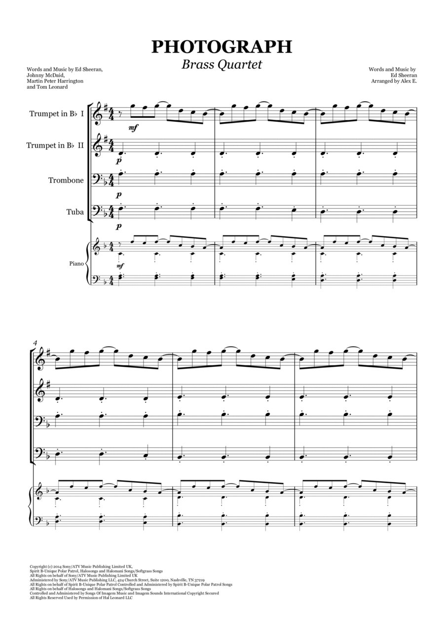 Photograph Trombone scores gallery preview page 1