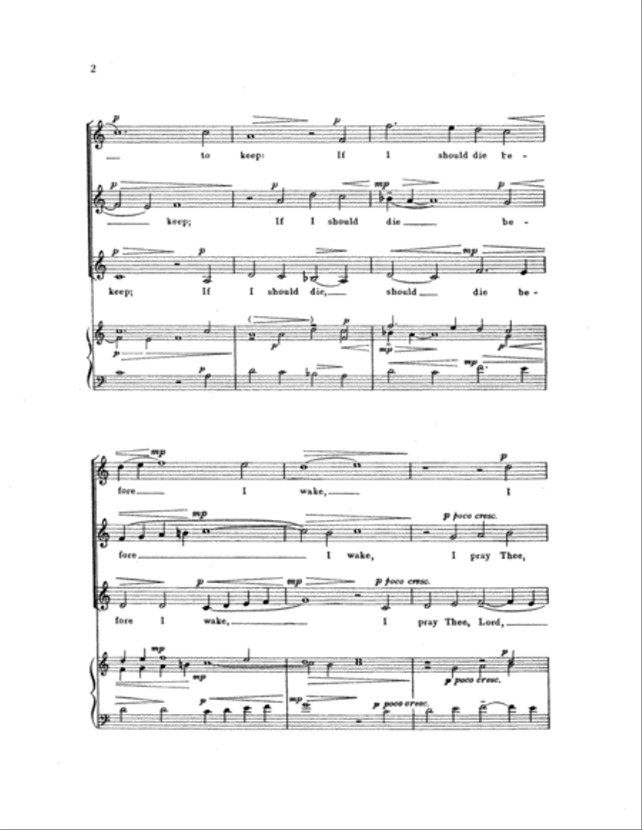 Now I Lay Me Down To Sleep SSA scores gallery preview page 3