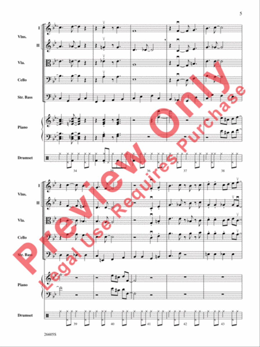 I Got Rhythm String Orchestra scores gallery preview page 6