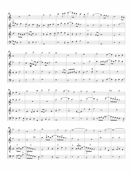 Fors seullement 1 (arrangement for 4 recorders)