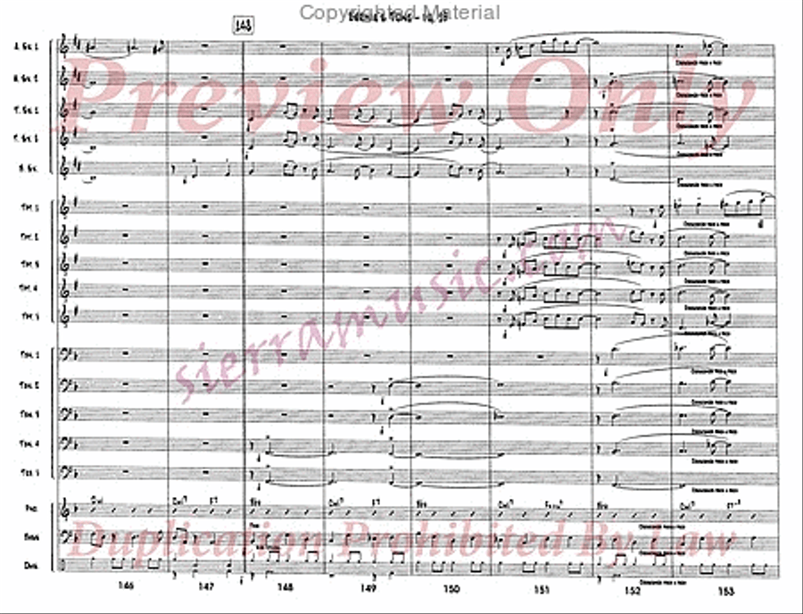 Bernie's Tune Bernie's Tune Jazz Ensemble scores gallery preview page 20