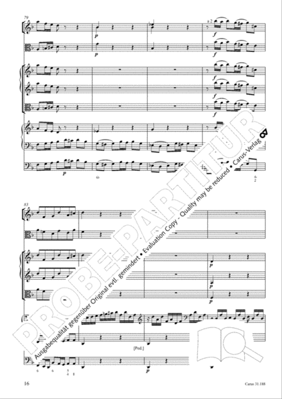 I have placed all my confidence (Ich habe meine Zuversicht) 4-Part scores gallery preview page 17