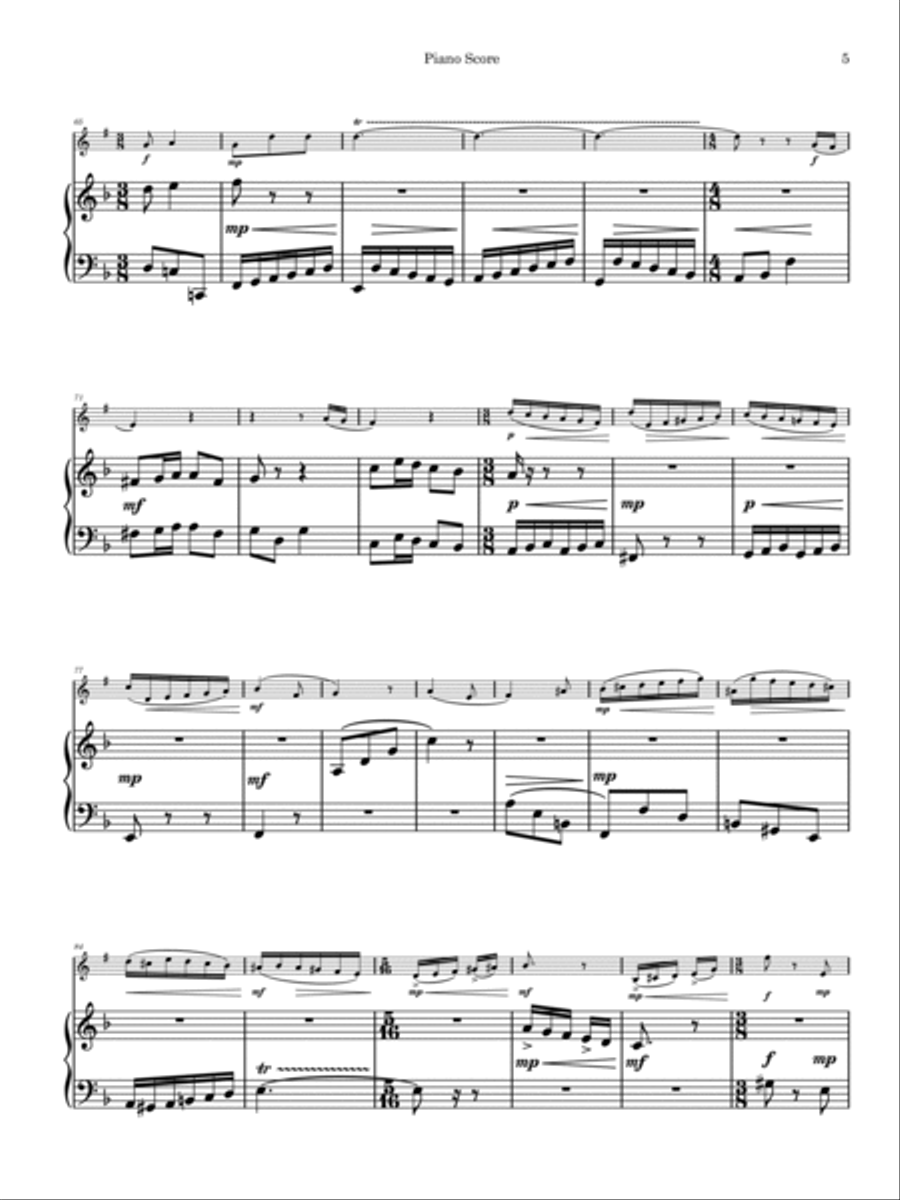 Re-Invention II Re-Invention II Clarinet Solo scores gallery preview page 5