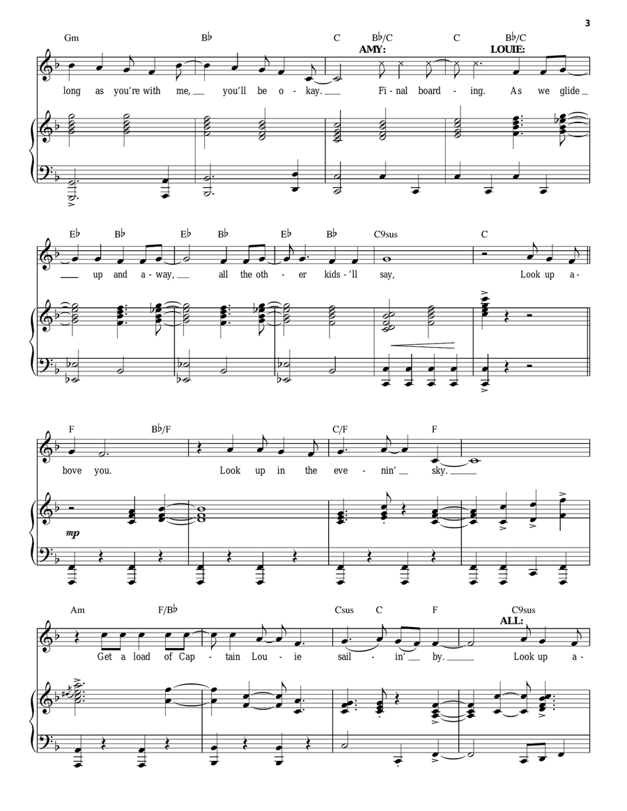 Captain Louie Captain Louie Piano, Vocal, Guitar scores gallery preview page 3