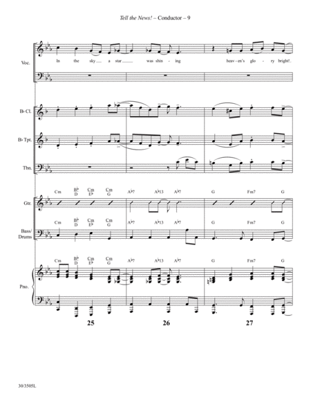 Tell the News! - Instrumental Ensemble Score and Parts