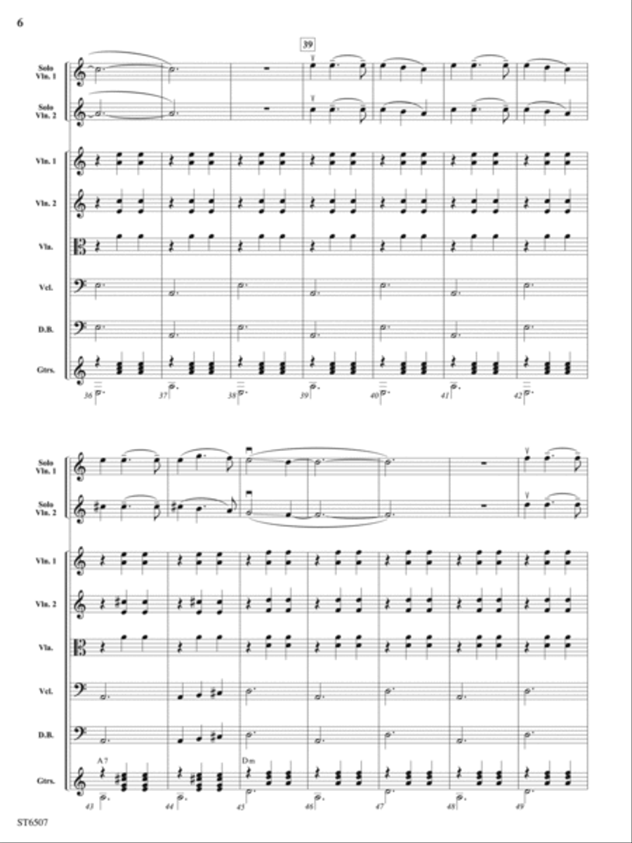 Baile de Lila: Score String Orchestra scores gallery preview page 6