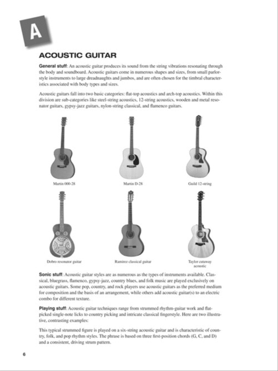 The Guitar Lesson Dictionary Guitar Tablature scores gallery preview page 4