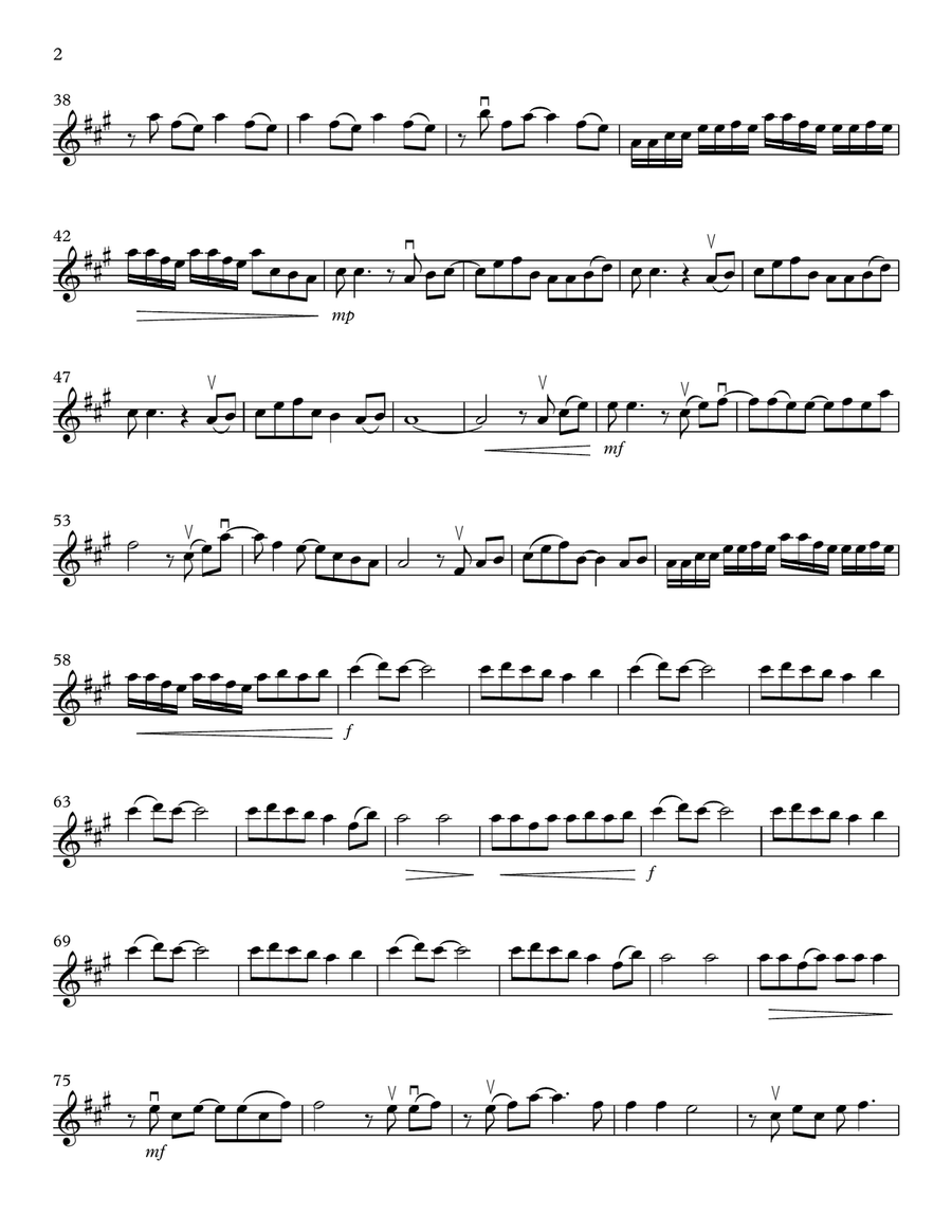 September Violin Solo scores gallery preview page 2