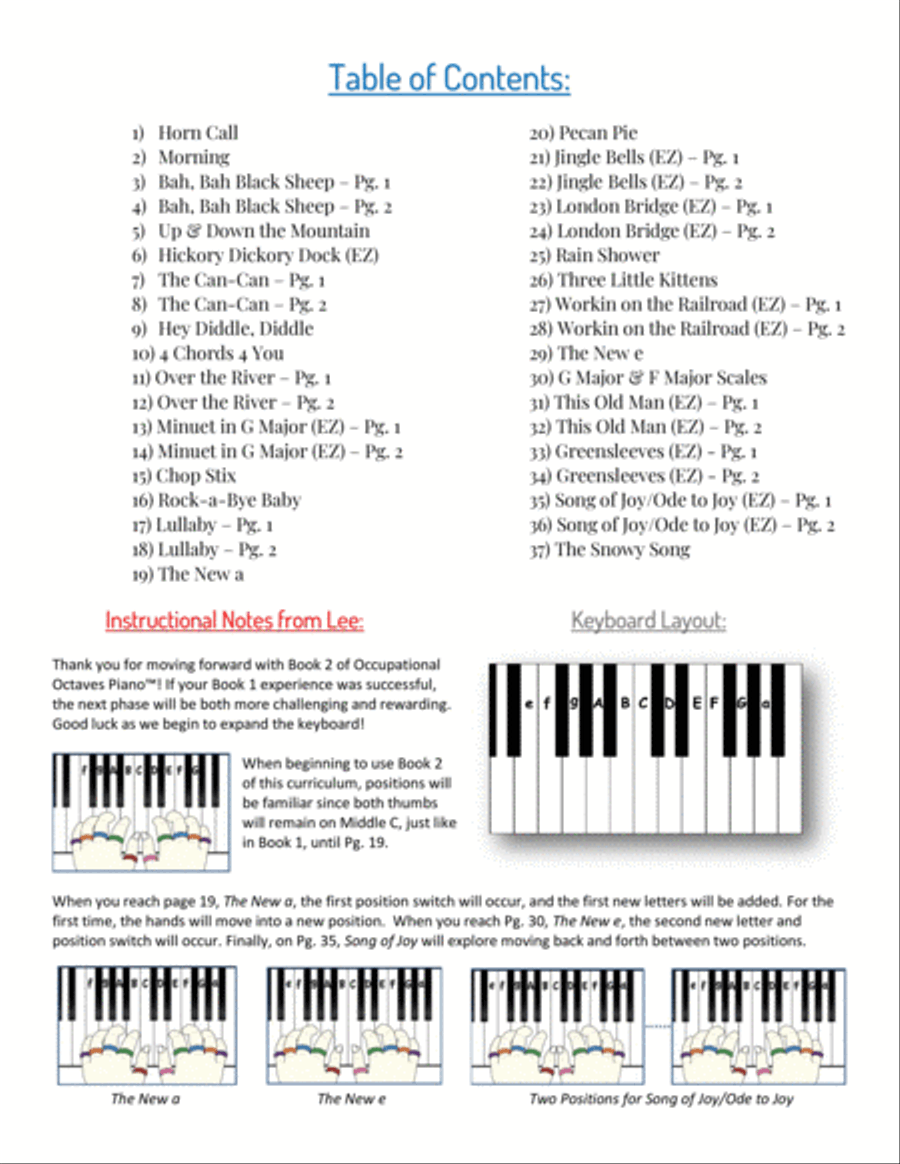 Occupational Octaves Piano™ - Book 2 Piano Solo scores gallery preview page 3