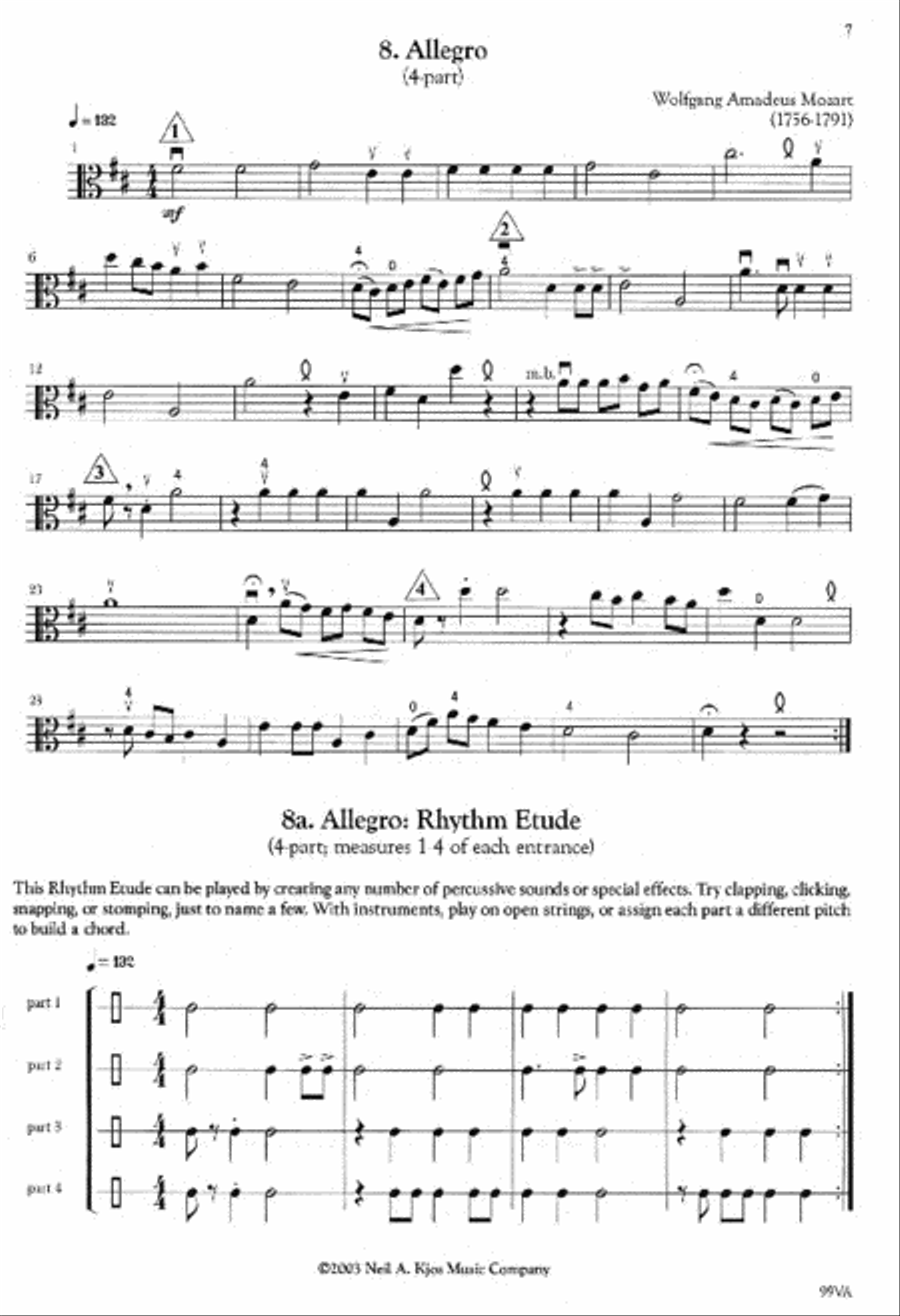 Rounds and Canons: Shaping Musical Independence - Viola Chamber Orchestra scores gallery preview page 2