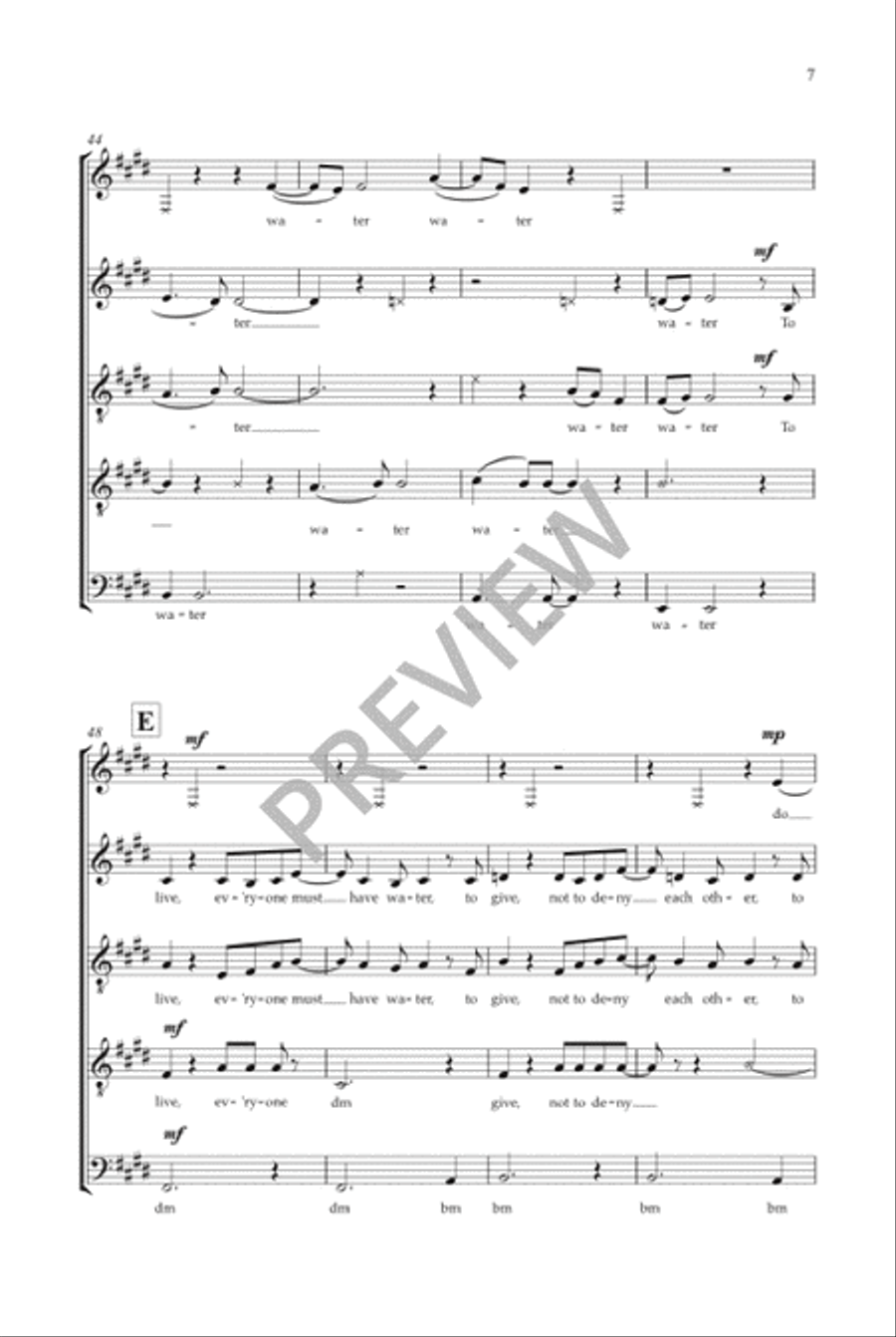 Water Choir scores gallery preview page 8